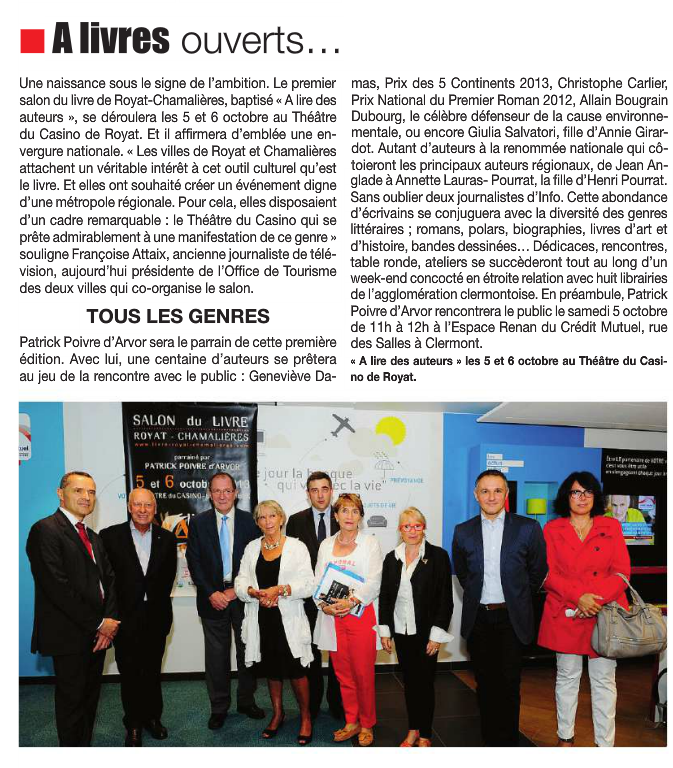 Info Magazine 30 septembre 2013