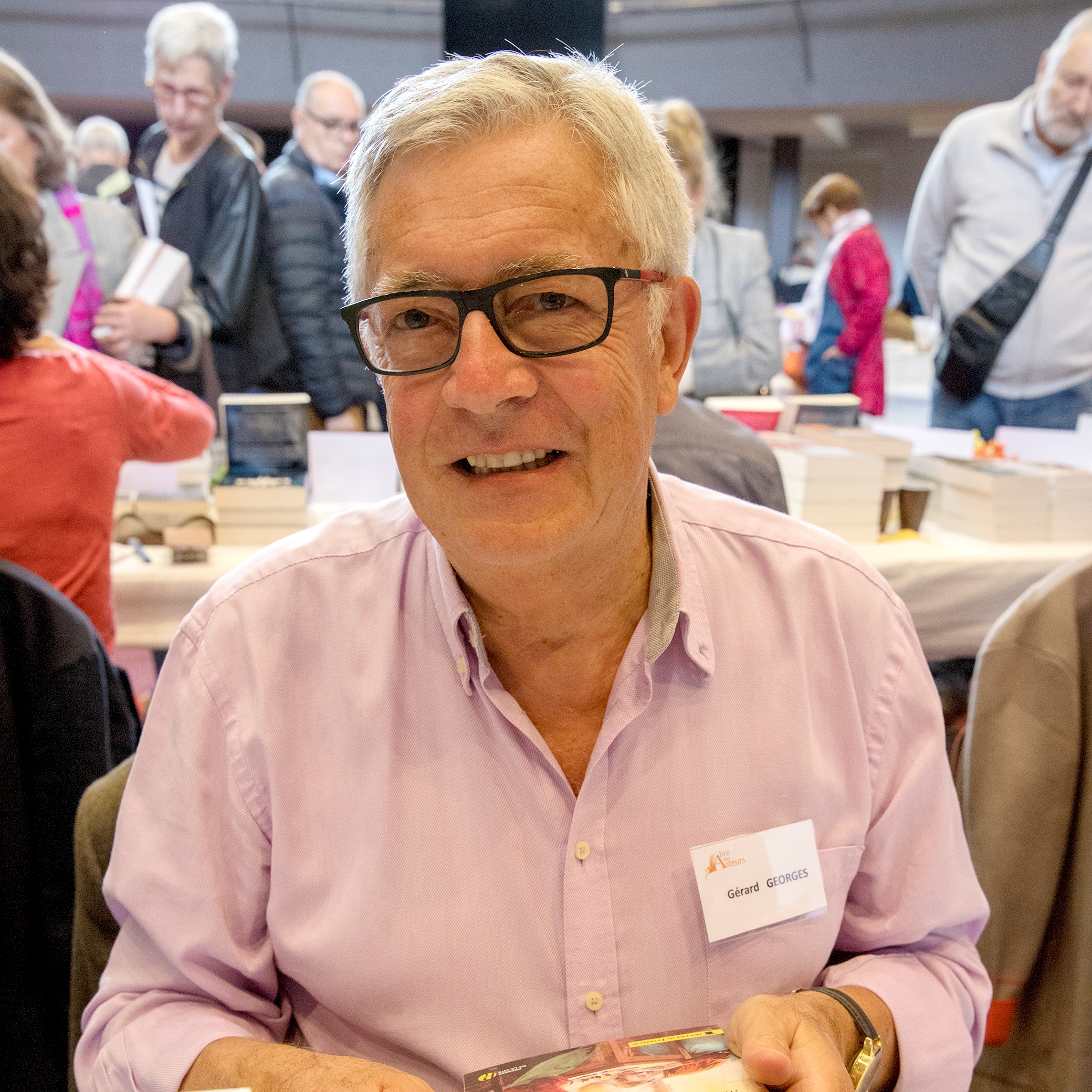 Portrait de Gérard GEORGES - auteur présent au Salon du Livre de Royat-Chamalières 2019