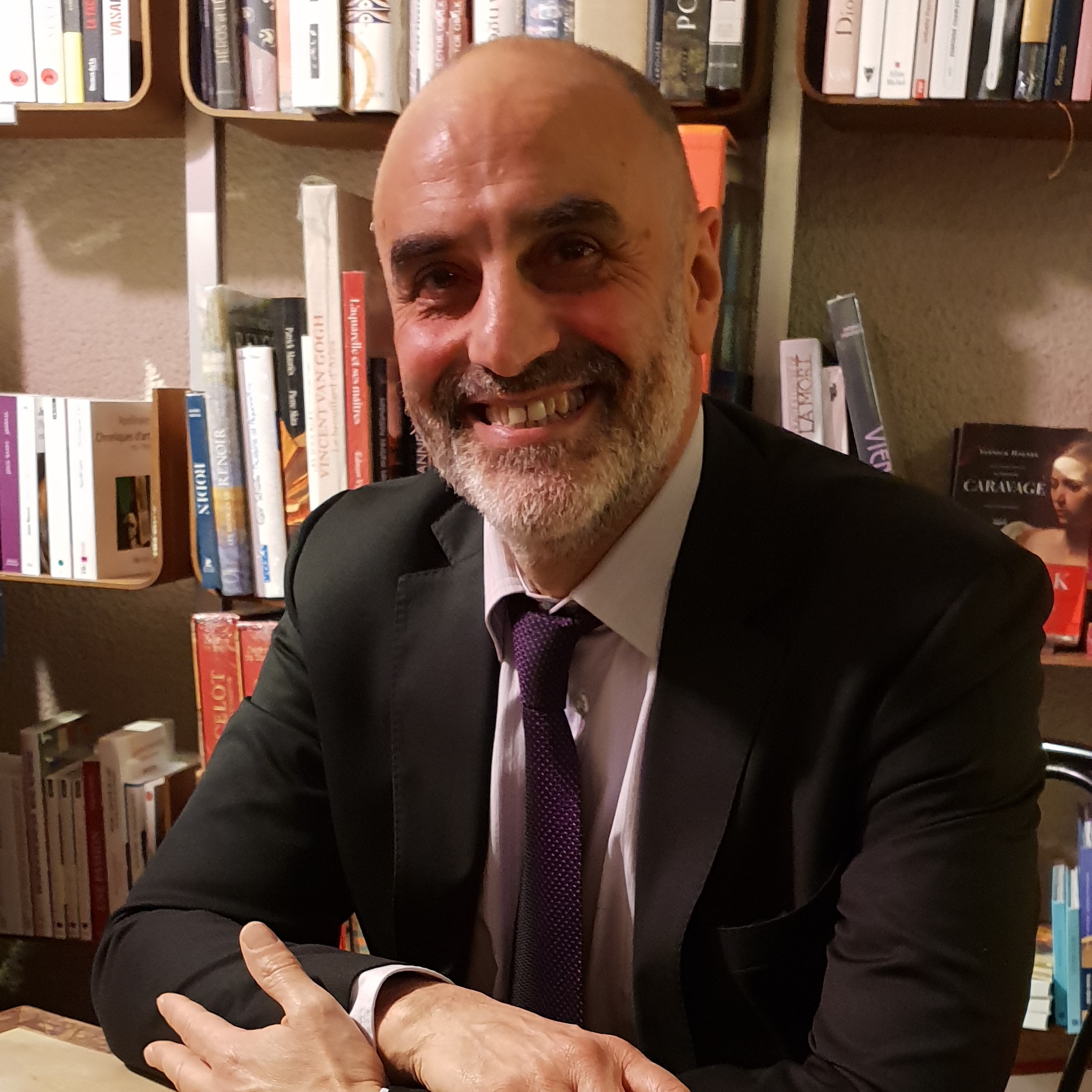 Portrait de Georges SALINAS - auteur présent au Salon du Livre de Royat-Chamalières 2019