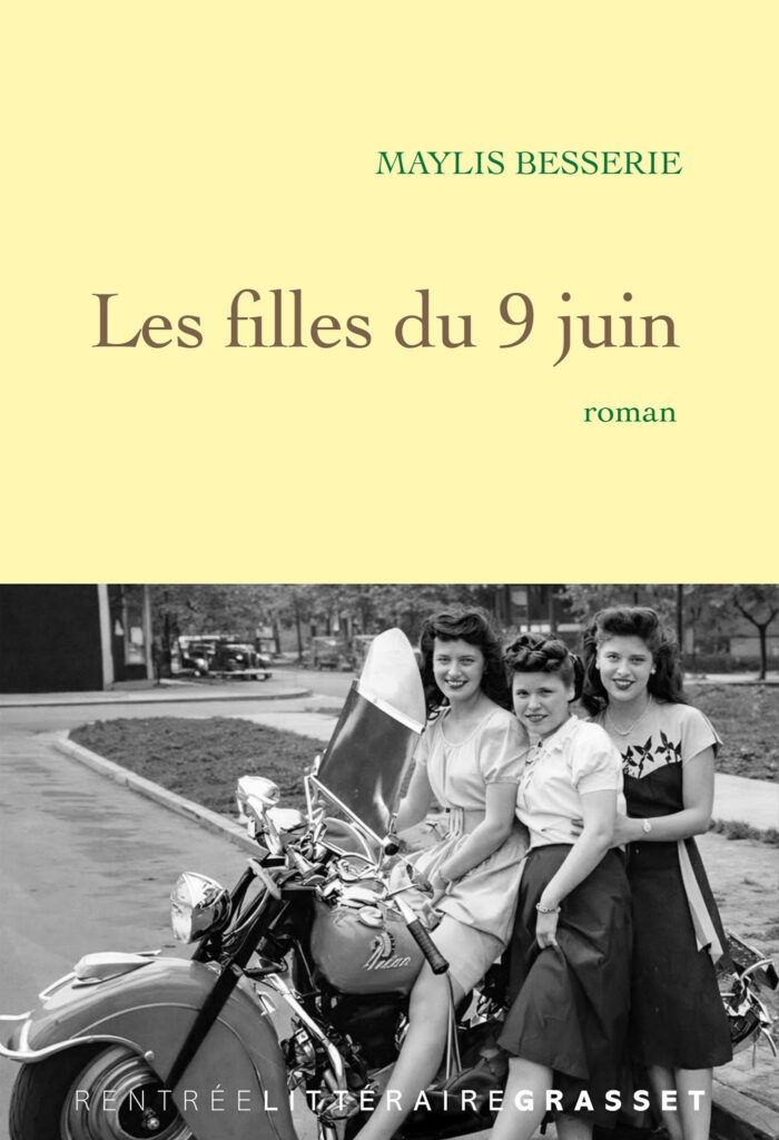 Couverture du livre Les filles du 9 juin de Maylis Besserie, présent au Salon du livre de Royat-Chamalières 2026