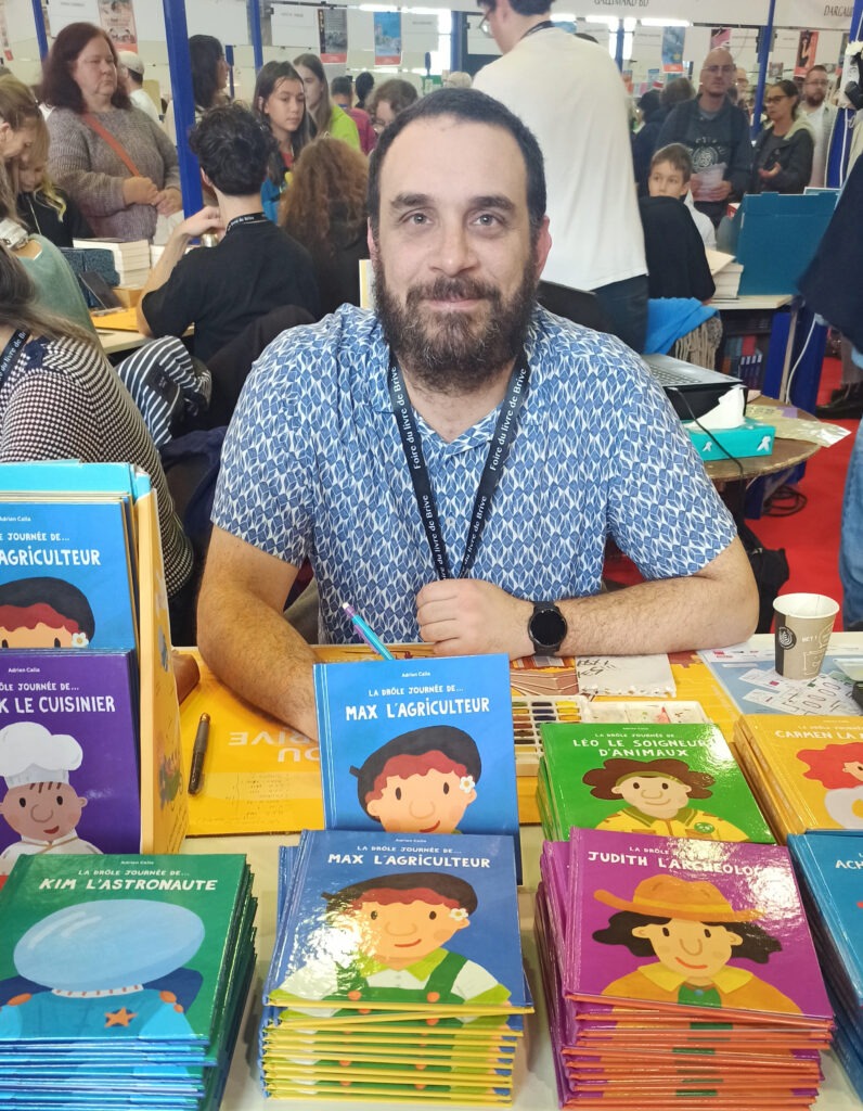 Adrien Calla, catégorie littérature jeunesse, présent le samedi 3 et dimanche 4 octobre au 13ème Salon du Livre de Royat-Chamalières (2026)